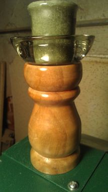 Custom Made Custom Wood Candle Holders