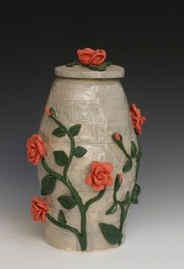 Custom Made Rose Garden Wall Urn -- Rose Urn