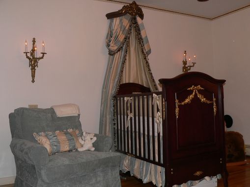 Custom Made Baby Boy Blue Nursery Bedding