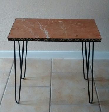 Custom Made Italian Rose Marble Table