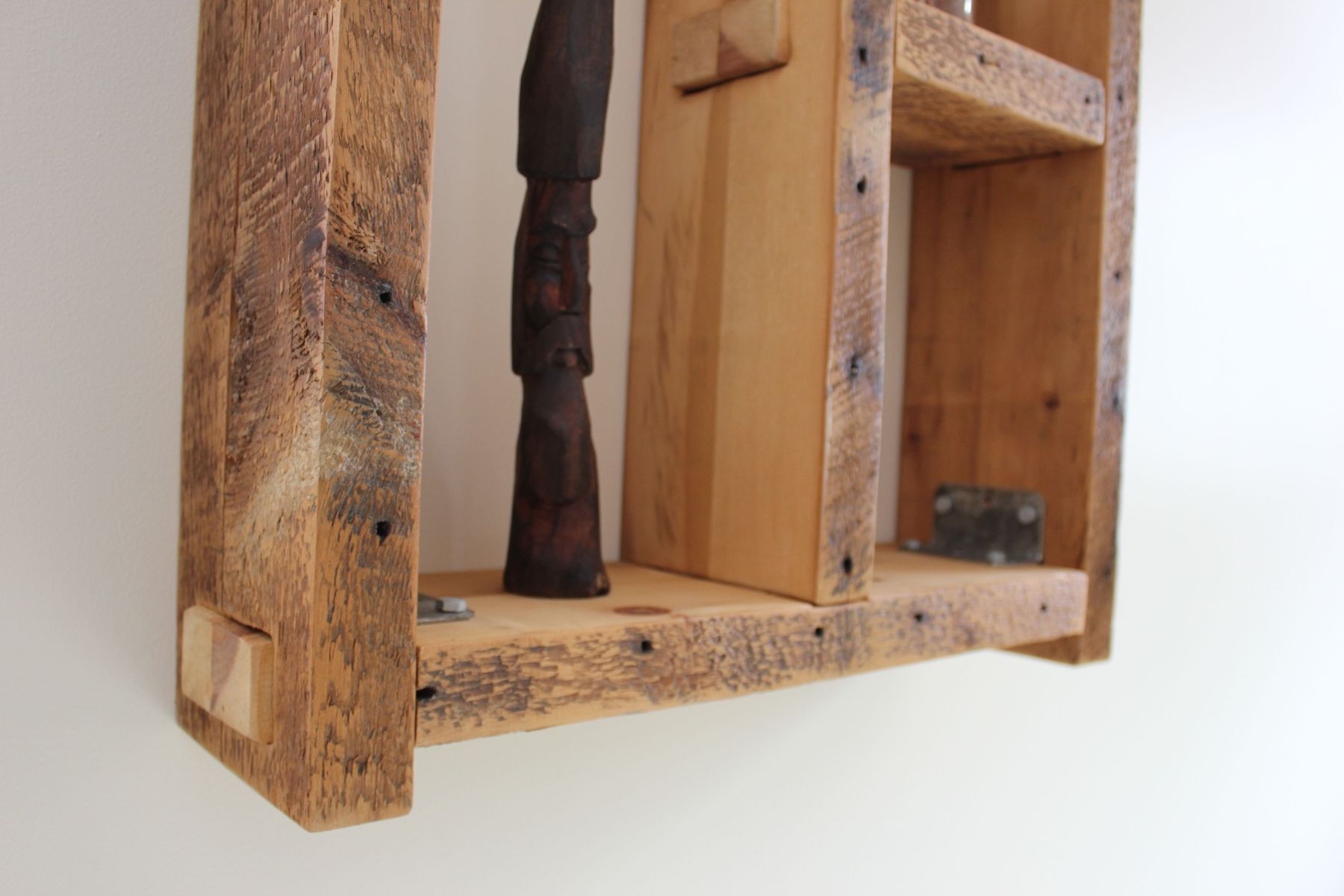 Custom Made Reclaimed Wall Shelf by Ross Alan Reclaimed