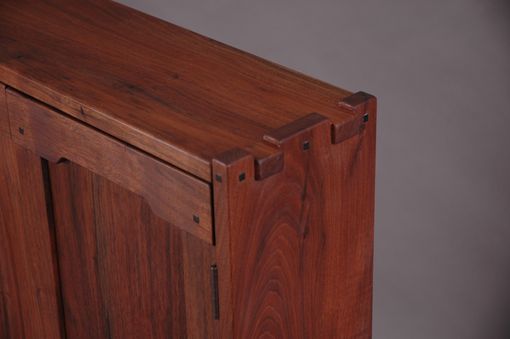 Custom Made Wall Cabinet - Greene & Greene Inspired