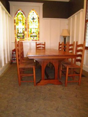 Custom Made Gothic Trestle Table