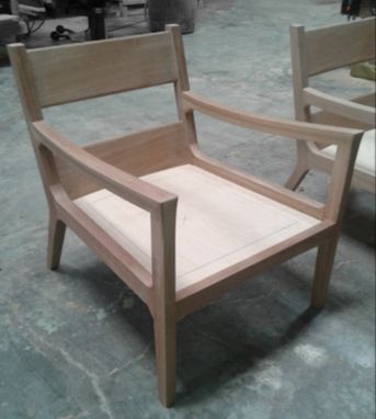Custom Made Mid Century Lounge Chair