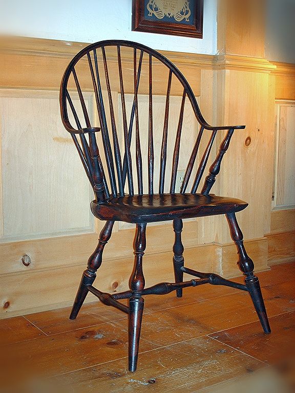Custom Continuous Arm Windsor Chair by D. C. Nauman, Chairmaker ...