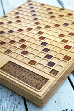 Custom Made Scrabble Board(Ash)