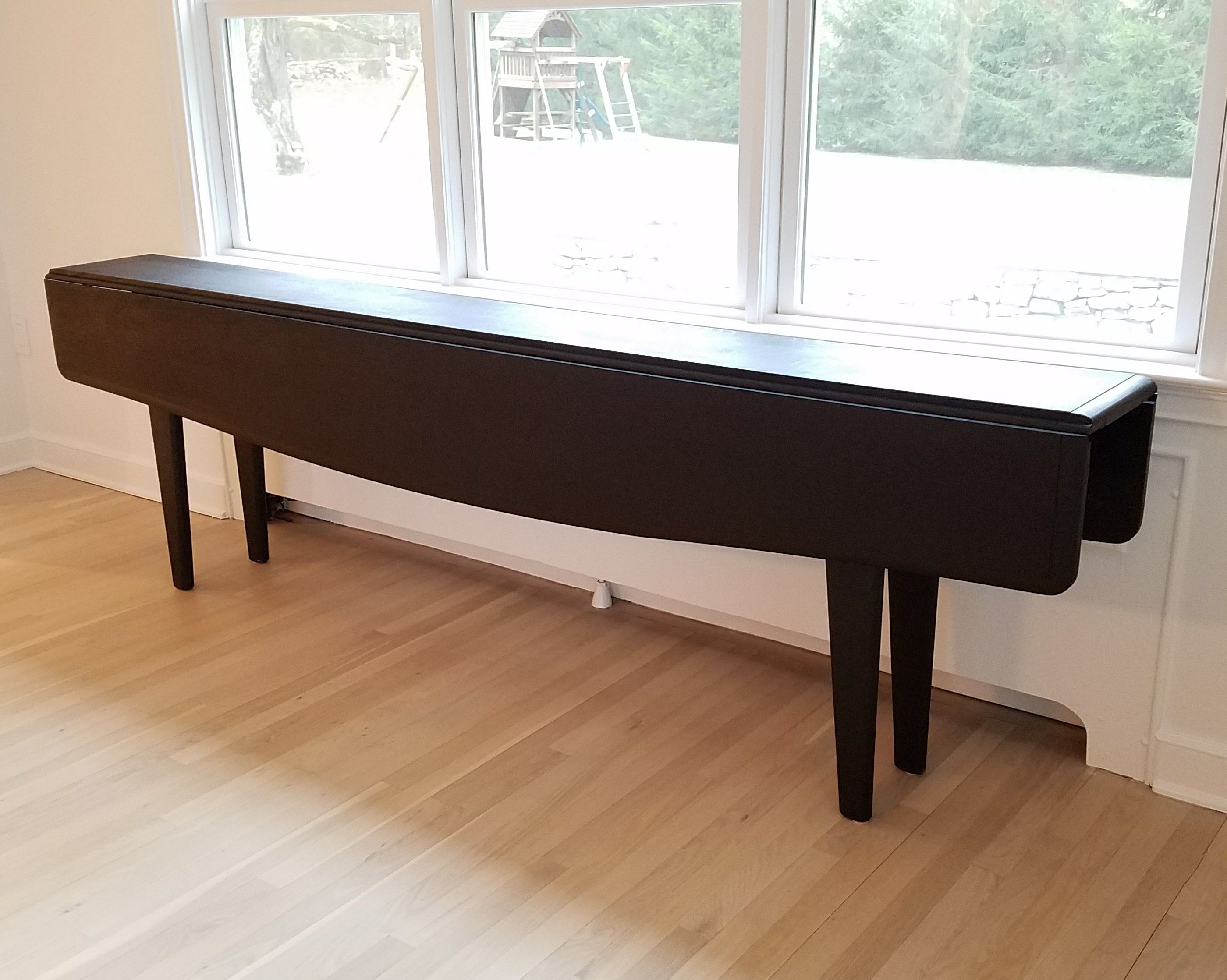 Custom Made Narrow Drop Leaf Console That Expands To A Full Size Dining