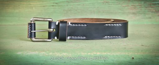 Custom Made Rugged Leather Belt