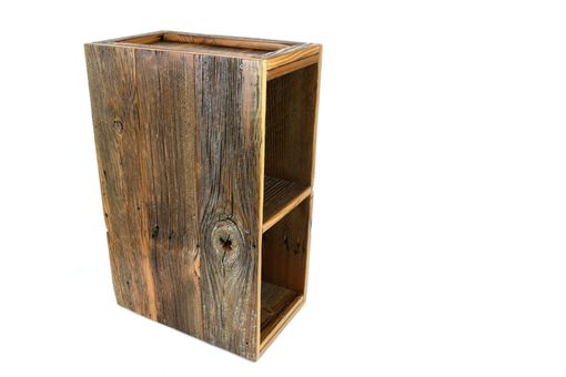 Custom Made Reclaimed Wood Cubby // Barn Wood Casegoods