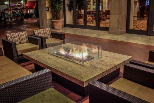 Custom Made Montecito Fire Pit Table