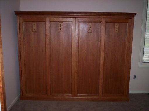 Custom Made Murphy Bed In Cherry