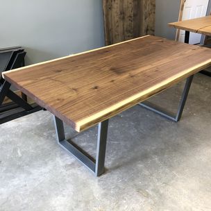 Custom Epoxy River Table for Sale & Live Edge Epoxy Tables - KC Custom  Hardwoods