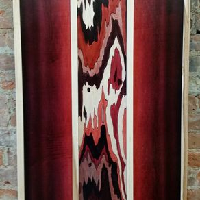 Buy Hand Crafted Wood Dye On Wood Panel With A Wormy Maple Frame, made to  order from Exquisite Woodworking