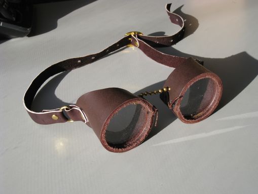 Custom Made Leather Steampunk Goggles