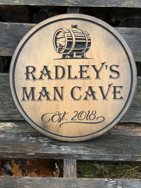 Custom Made Man Cave Sign, Fisherman Cave Sign, Bar Sign, Man Cave, Bar Decor, Fishing, Gift For Men