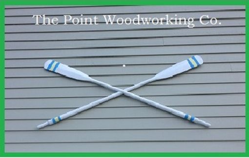 Custom Made Custom Painted Antique Oars