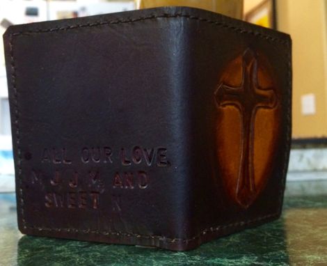 Custom Made Men's Cross Wallets