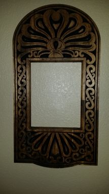 Custom Made Scrolled And Custom Carved Mirror Frames