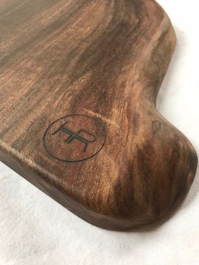 Custom Made Live Edge Walnut Cutting Board / Serving Board
