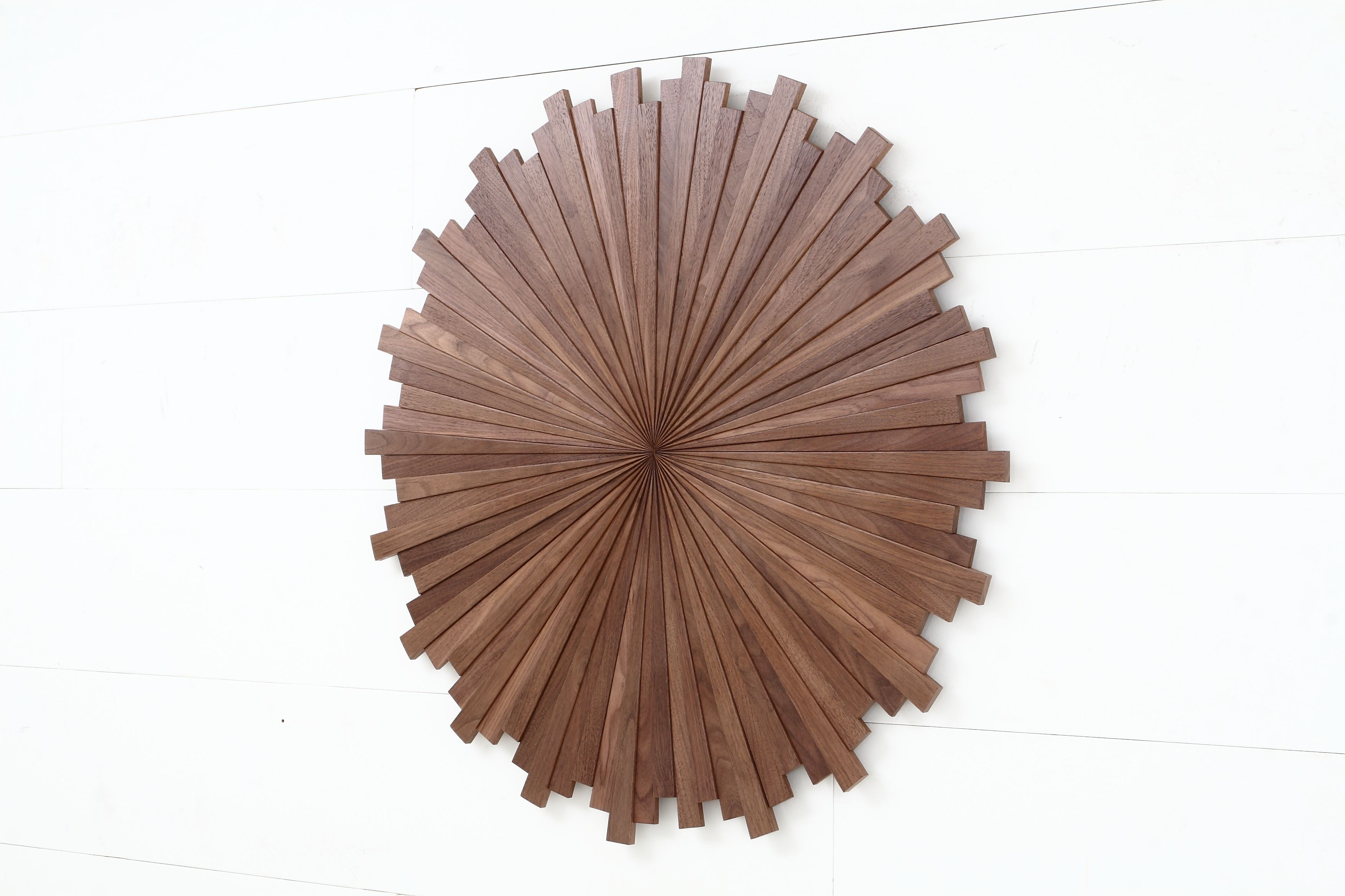 Hand Crafted Starburst Wood Wall Art Made Of Black Walnut Hand Crafted Starburst Wood Wall Art Made Of Black Walnut Diffe Sizes Available Mid Century By Carpentercraig Custommade Com