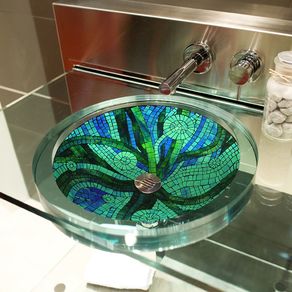 Bathroom Sinks Glass custom bathroom sinks | custommade Bathroom Sinks Glass custom bathroom sinks | custommade