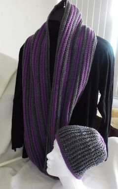 Custom Made Crochet Infinity Hat & Scarf