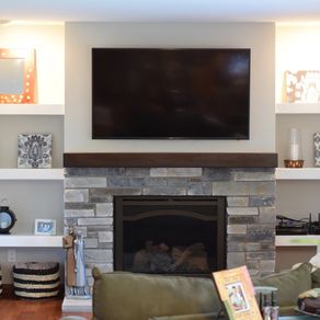 Custom Mantels Custommade Walnut Mantel Stained