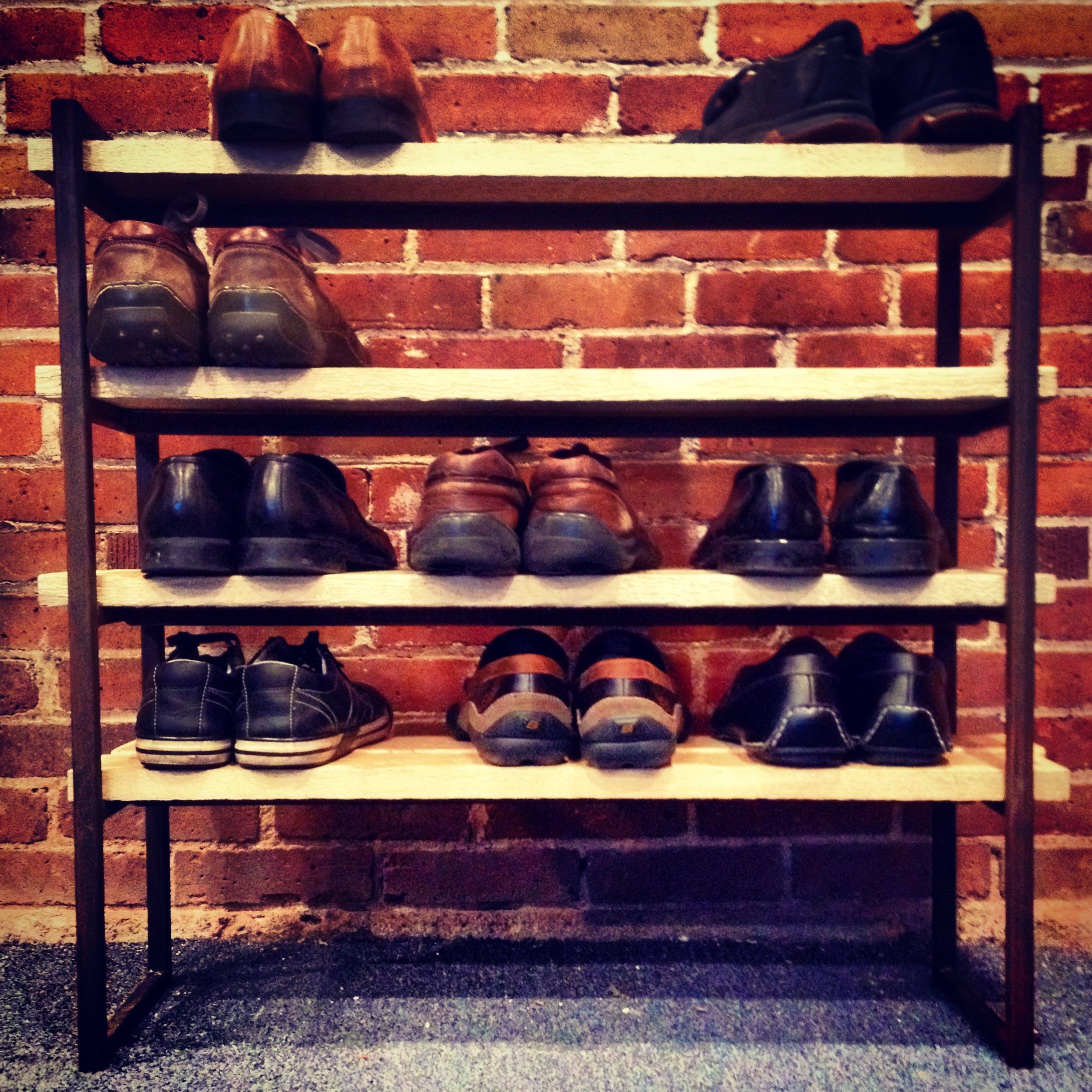 How to Make a DIY Shoe Rack with a Unique Finish 