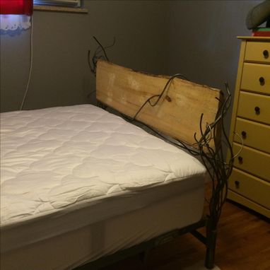 Custom Made Beatlekill Pine And Steel Bed