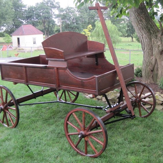 Custom Jumbo Size Amish Buckboard by Mini Wedding Wagons | CustomMade.com