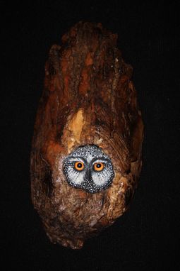 Custom Made Wood Carving -  Owl - Original Hand Made Bird Sculpture -  Wall Art