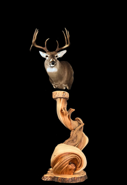 Custom Made Handmade Twisted Juniper Taxidermy Pedestal