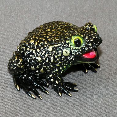 Custom Made Gorgeous Bronze Frog Figurine Statue Sculpture Limited Edition Signed Numbered