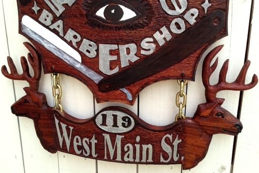 Custom Made Wood Signage For Main St Business