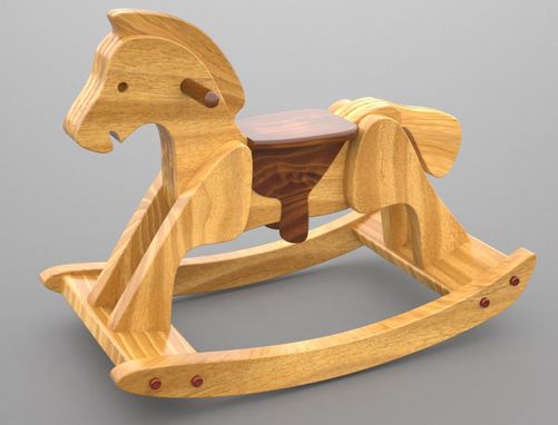Custom Made Handcrafted Heirloom Quality Rocking Horse