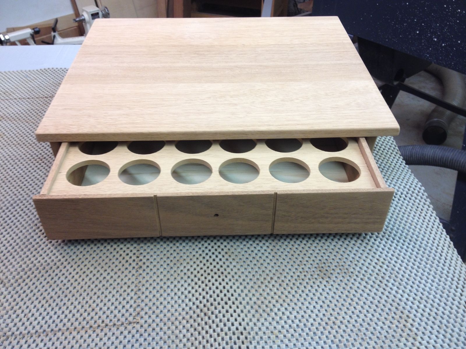 Hand Made Coffee Maker Stand With Keurig KCup Drawer by Kelly Burns Custom Woodworks