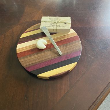 Custom Made Handmade Wooden Lazy Susan Table Top Centerpiece Made From Exotic Woods