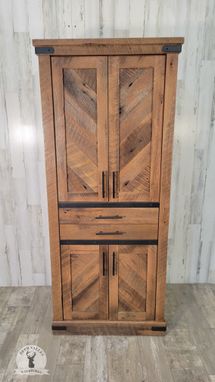 Custom Made Reclaimed Barnwood Cupboard Cabinet, Reclaimed Wood Cabinet, Cupboard Cabinet, Cabinet