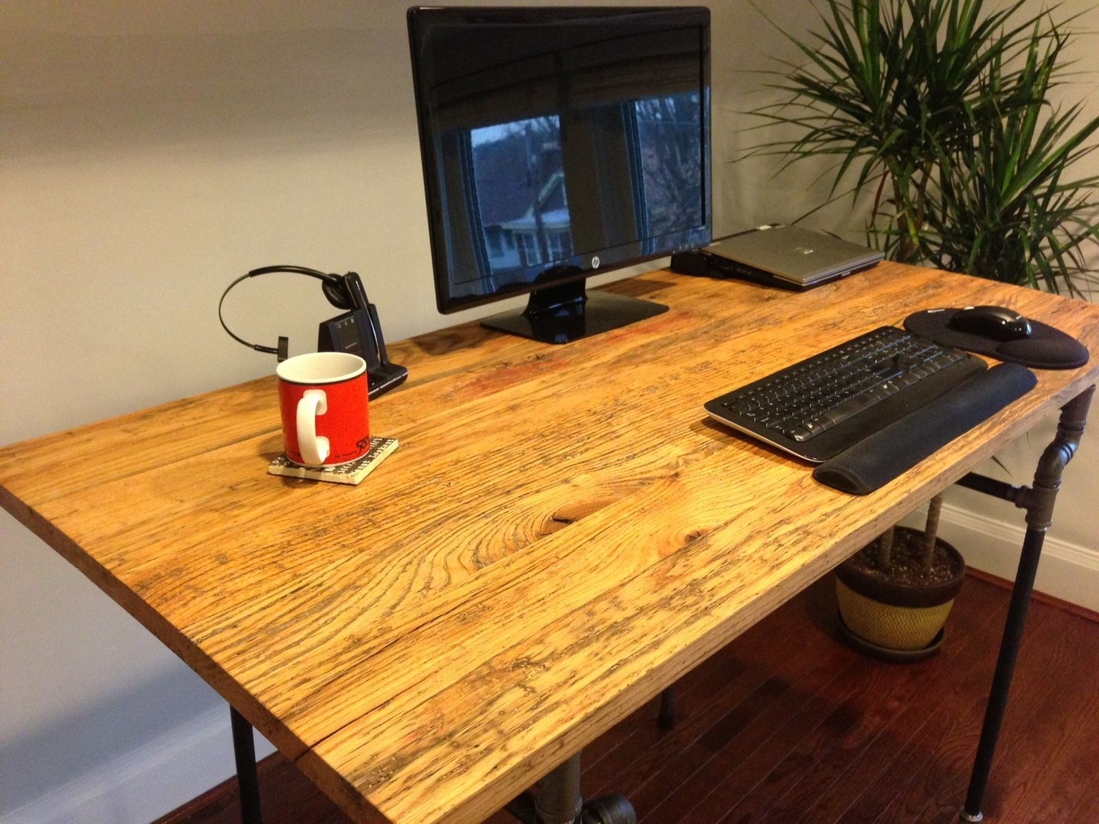 Hand Crafted Reclaimed Desk Top by Digital_Processes, Llc | CustomMade.com