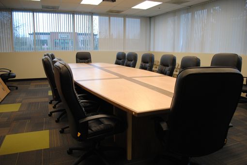 Custom Made Boat Style Conference Table