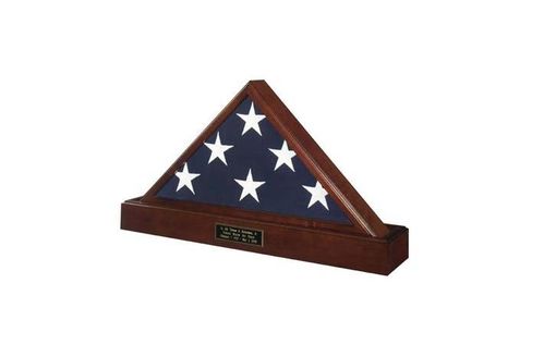 Custom Made National Pedestal Urn And Flag Case