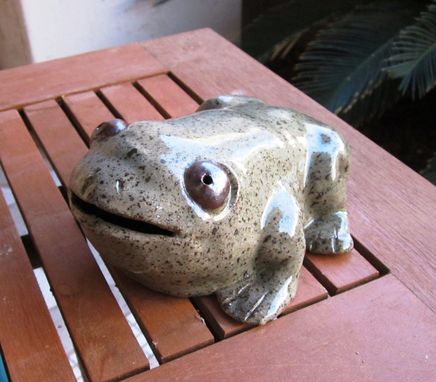 Custom Made Sculpted Ceramic Animals - Toads