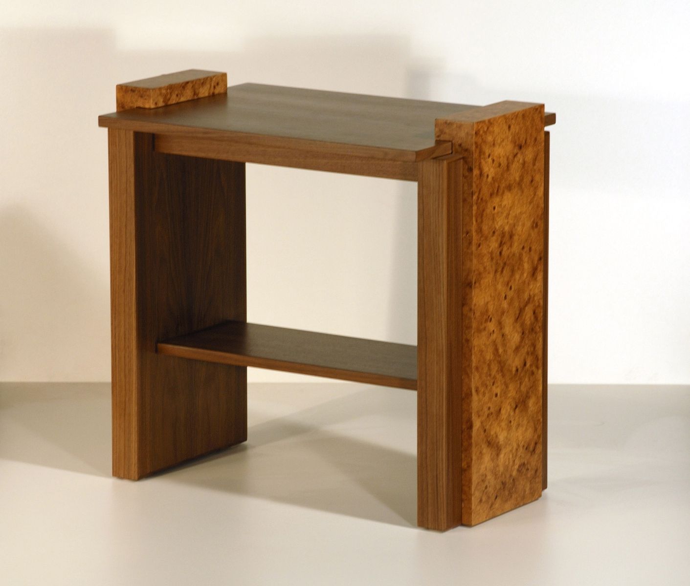 Custom Contemporary End Table by Third Street Studios