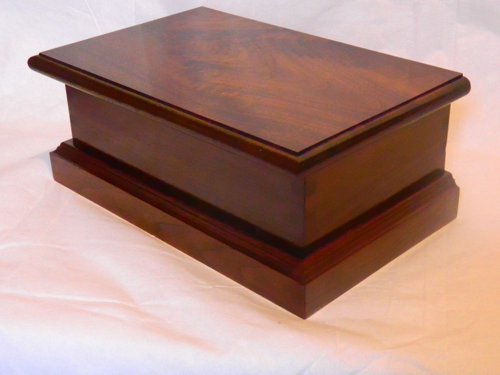 Hand Crafted Walnut Jewelry Box With Till by 3gwoodworking