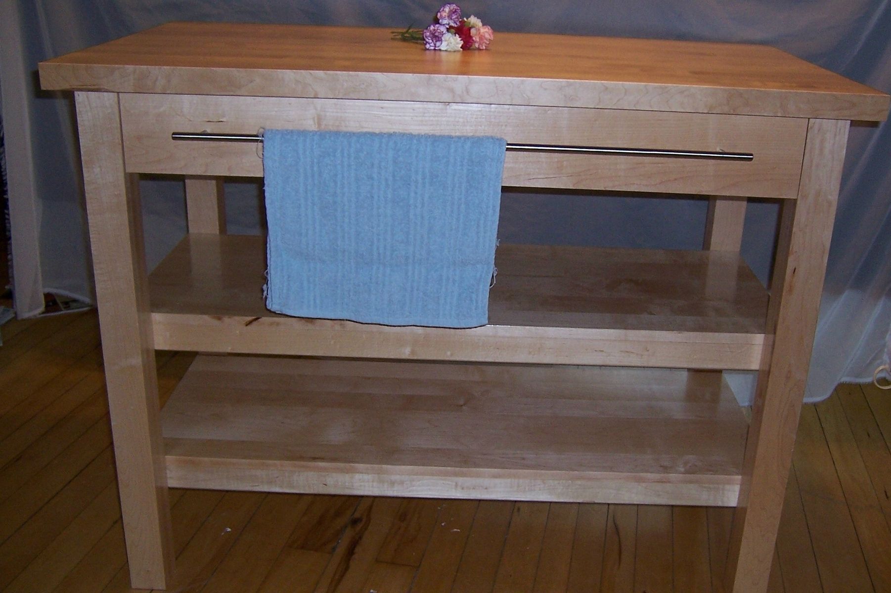 Hand Crafted Butcher Block Kitchen Island By Weber Wood Designs