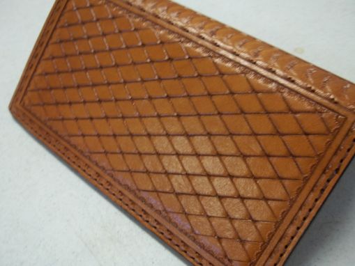 Custom Made Bcl352 Roper Style Leather Bi-Fold Wallets