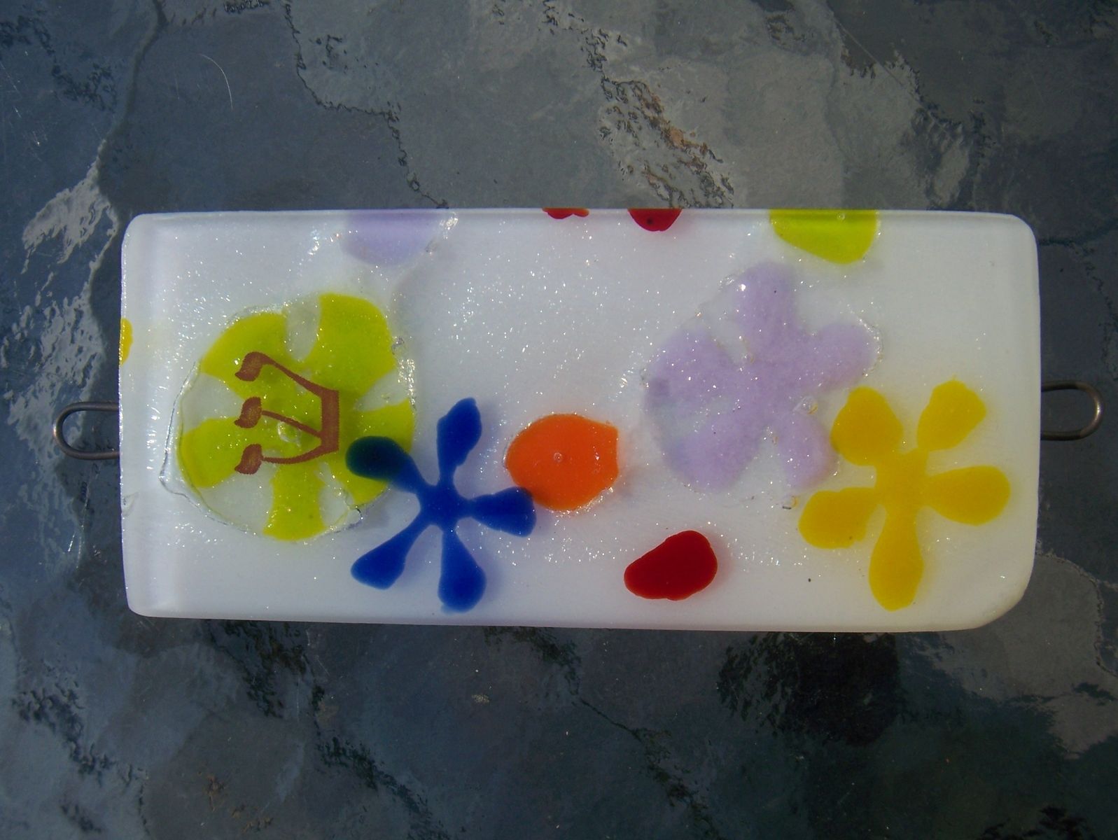 Hand Made Mezuzah Cases by Crazy Eye Fused Glass