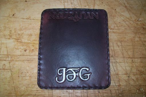 Custom Made Leather Business Card Case