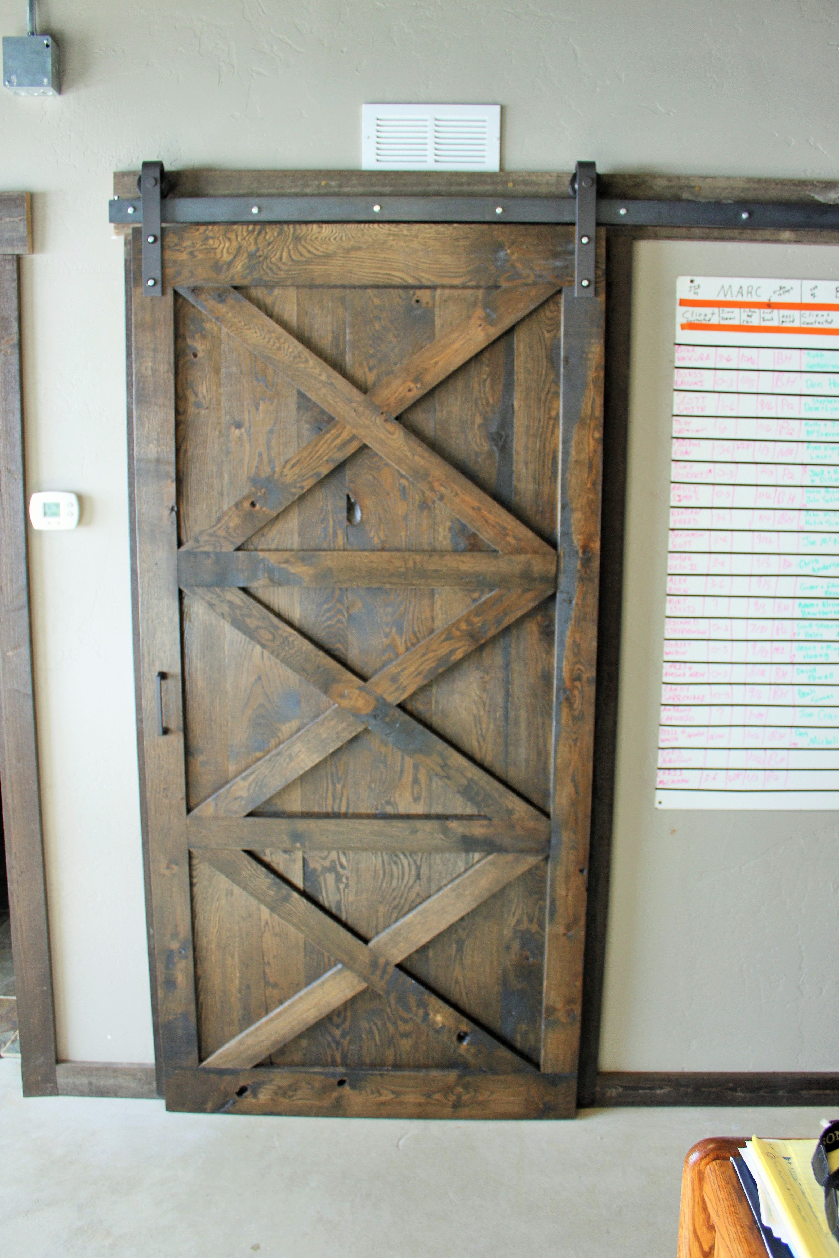Custom Made Rustic Alder Sliding Barn Door by Live Roots ...