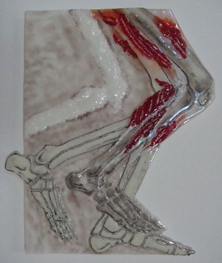 Custom Made Trans-Motion - Glass Fusing Artwork